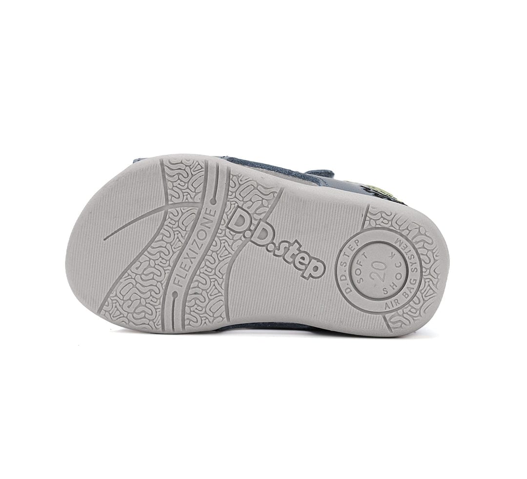 Sandale din piele naturala D.D. Step/ Bermuda Blue - imagine 6