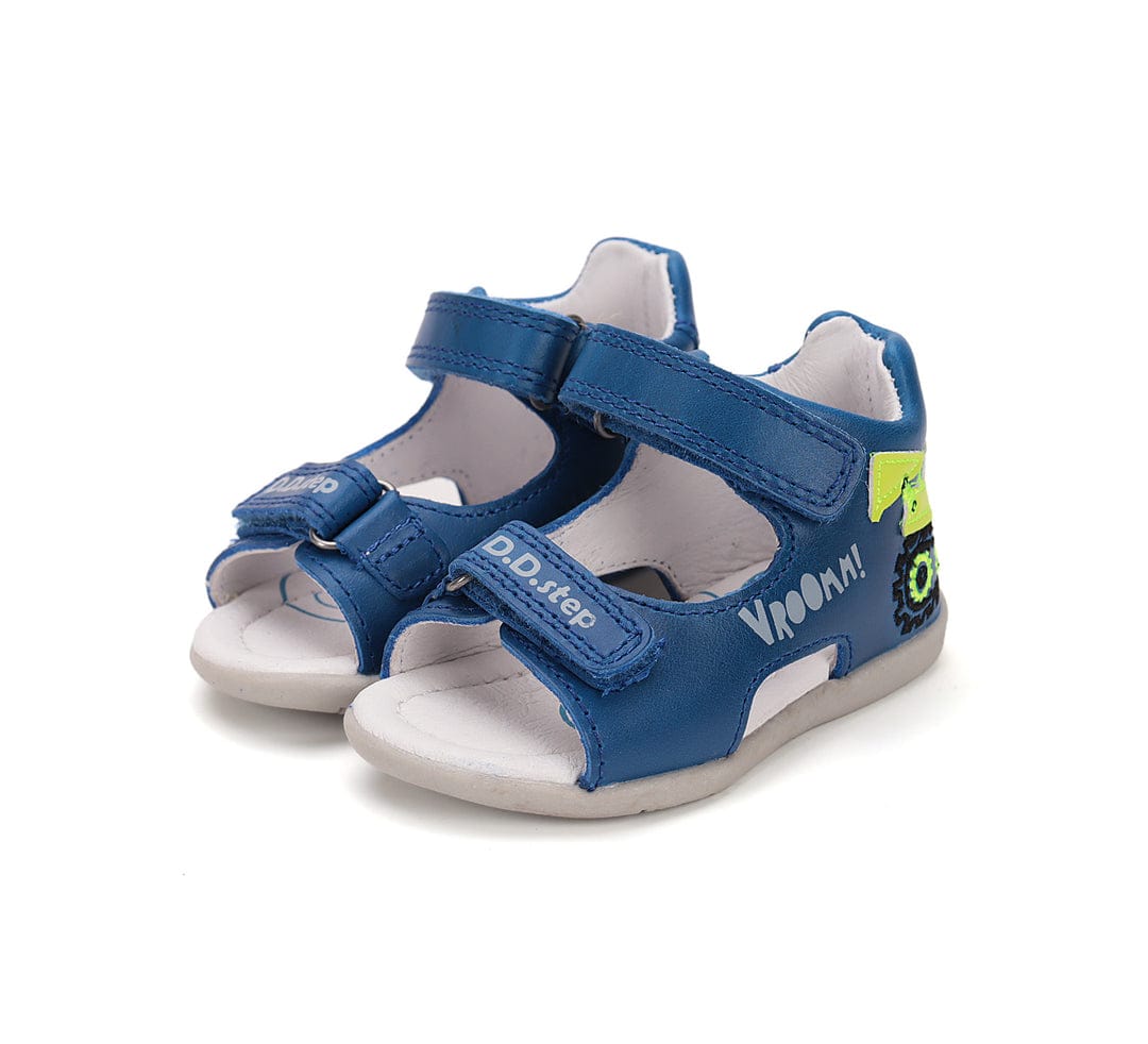 Sandale din piele naturala D.D. Step/ Bermuda Blue - imagine 5