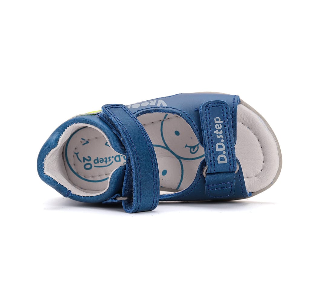 Sandale din piele naturala D.D. Step/ Bermuda Blue - imagine 4