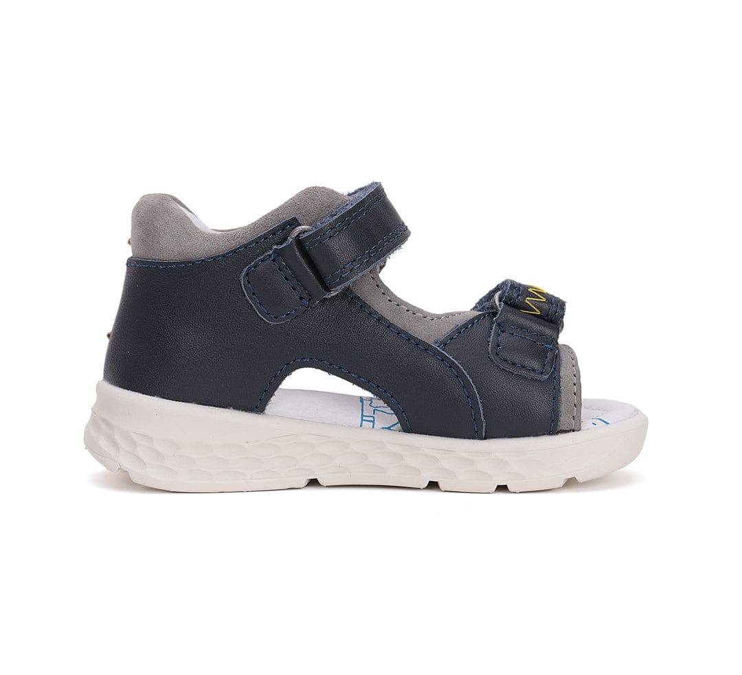 Sandale supinate din piele naturala Ponte20/ Royal Blue - imagine 4