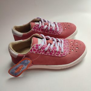 Pantofi din piele intoarsa Tino/ Pink