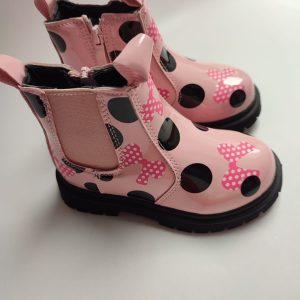 Ghete imblanite din piele ecologica Small/ Pink