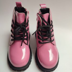 Ghete imblanite din piele ecologica Small/ Fuchsia