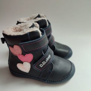 Ghete imblanite de iarna D.D.Step/ Barefoot/ Royal Blue
