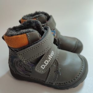 Ghete imblanite de iarna D.D.Step/ Barefoot/ Dark Grey